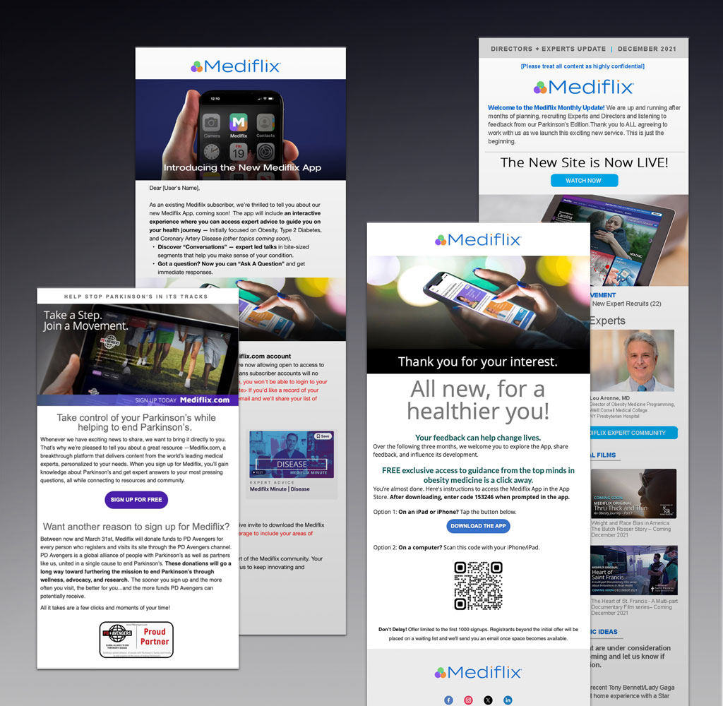 Mediflix-Emails